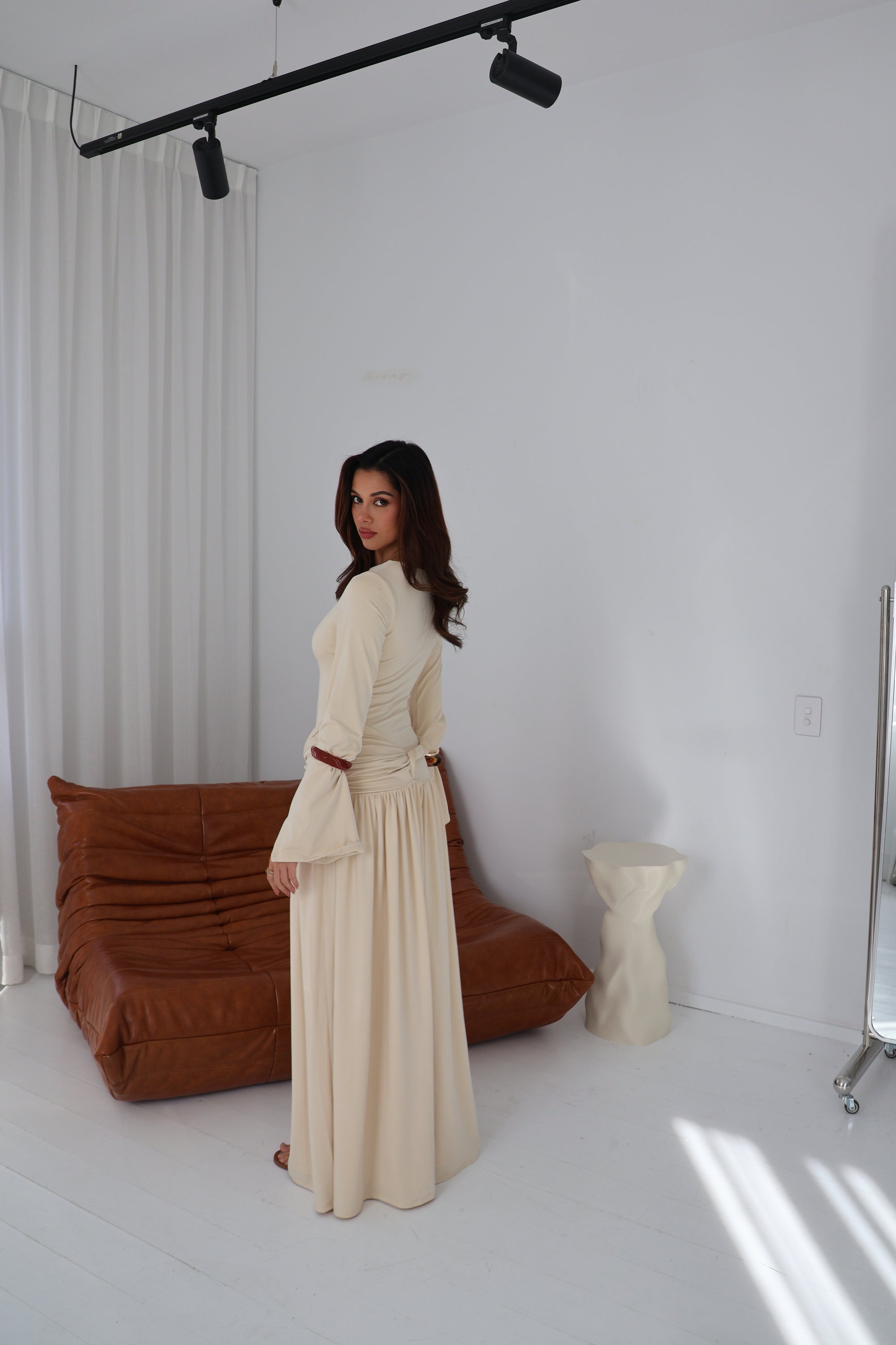 Solene Twist Maxi Dress
