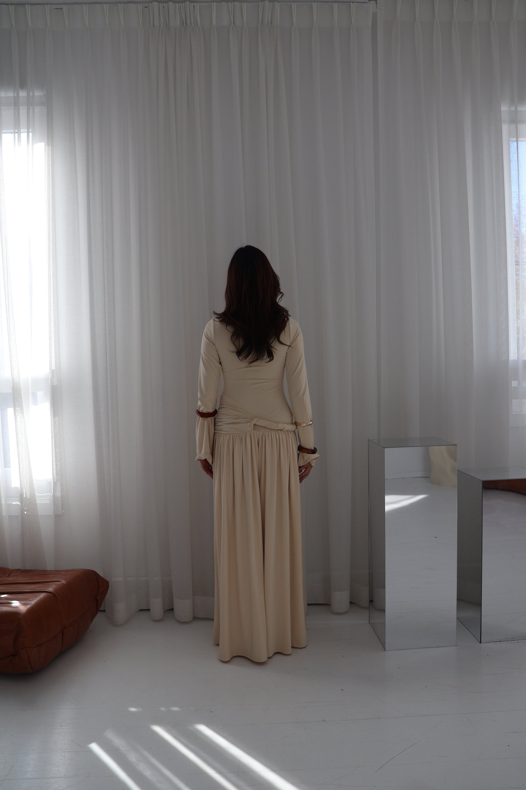 Solene Twist Maxi Dress