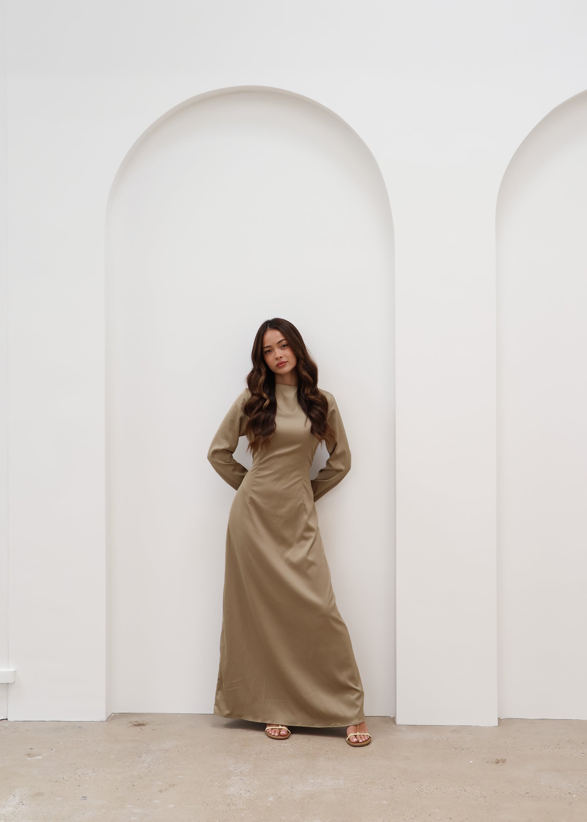 Sherine Abaya and Dress Set