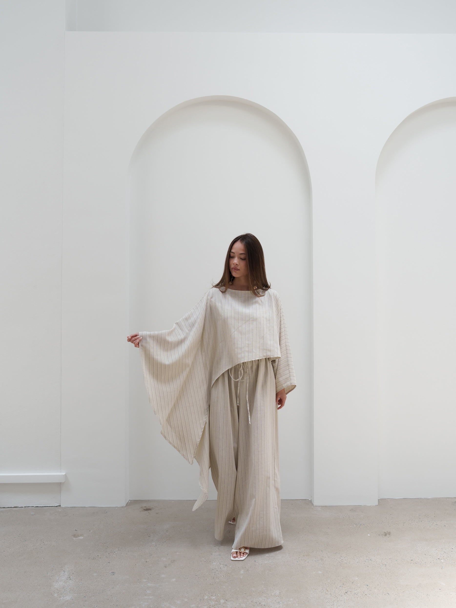 Semra Top & Pant Set - Linen