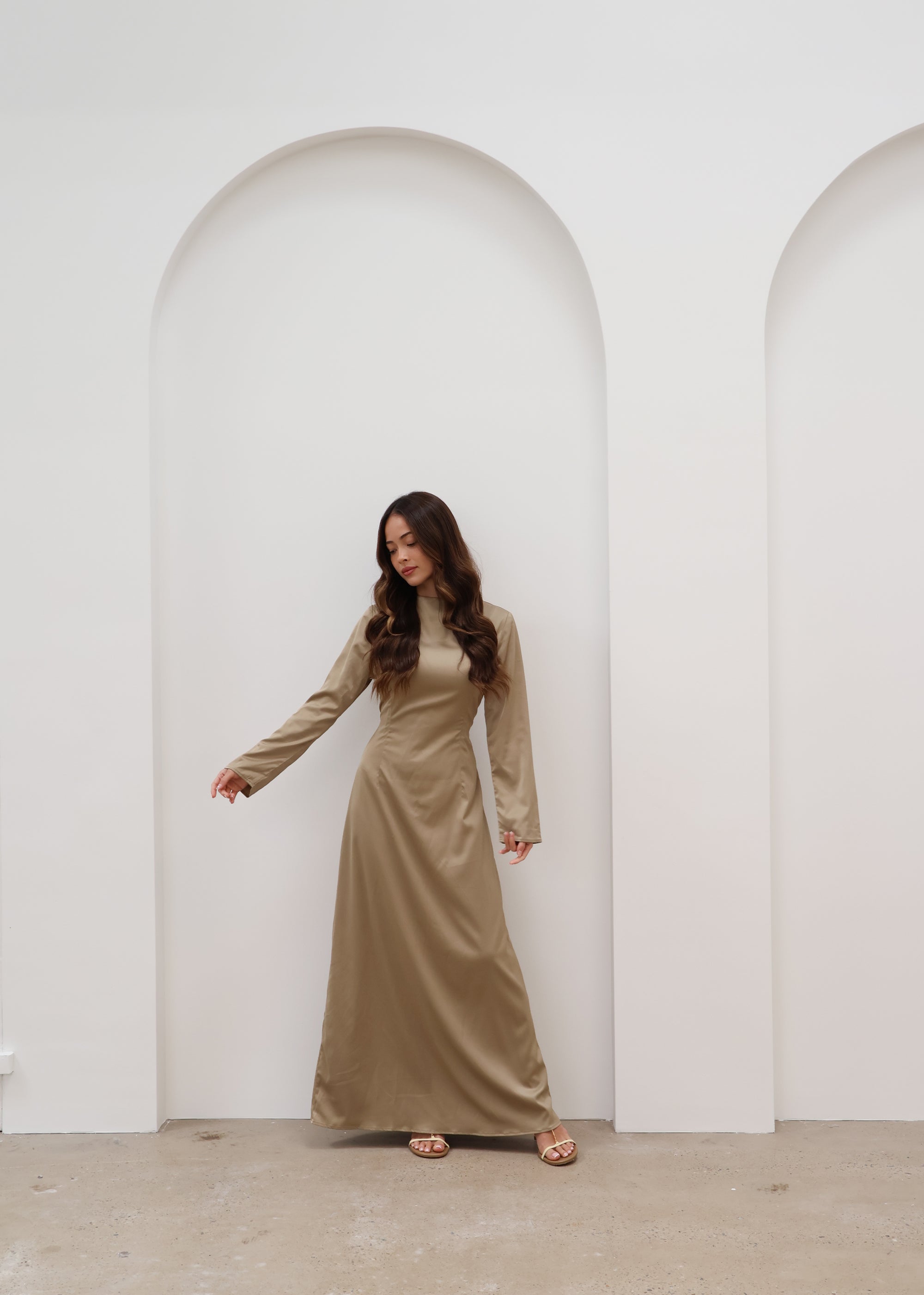 Sherine Abaya and Dress Set