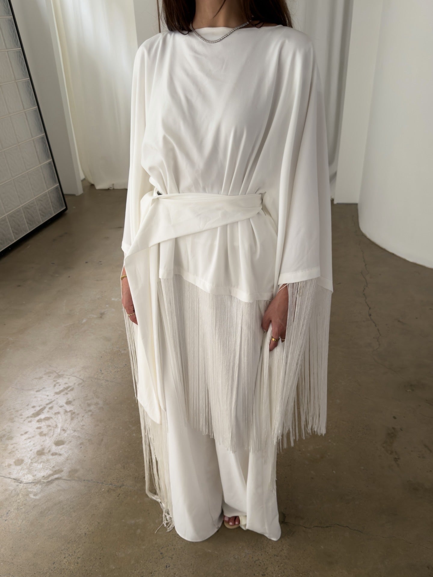 RHEA TASSEL TOP AND PANT SET (PRE-ORDER)