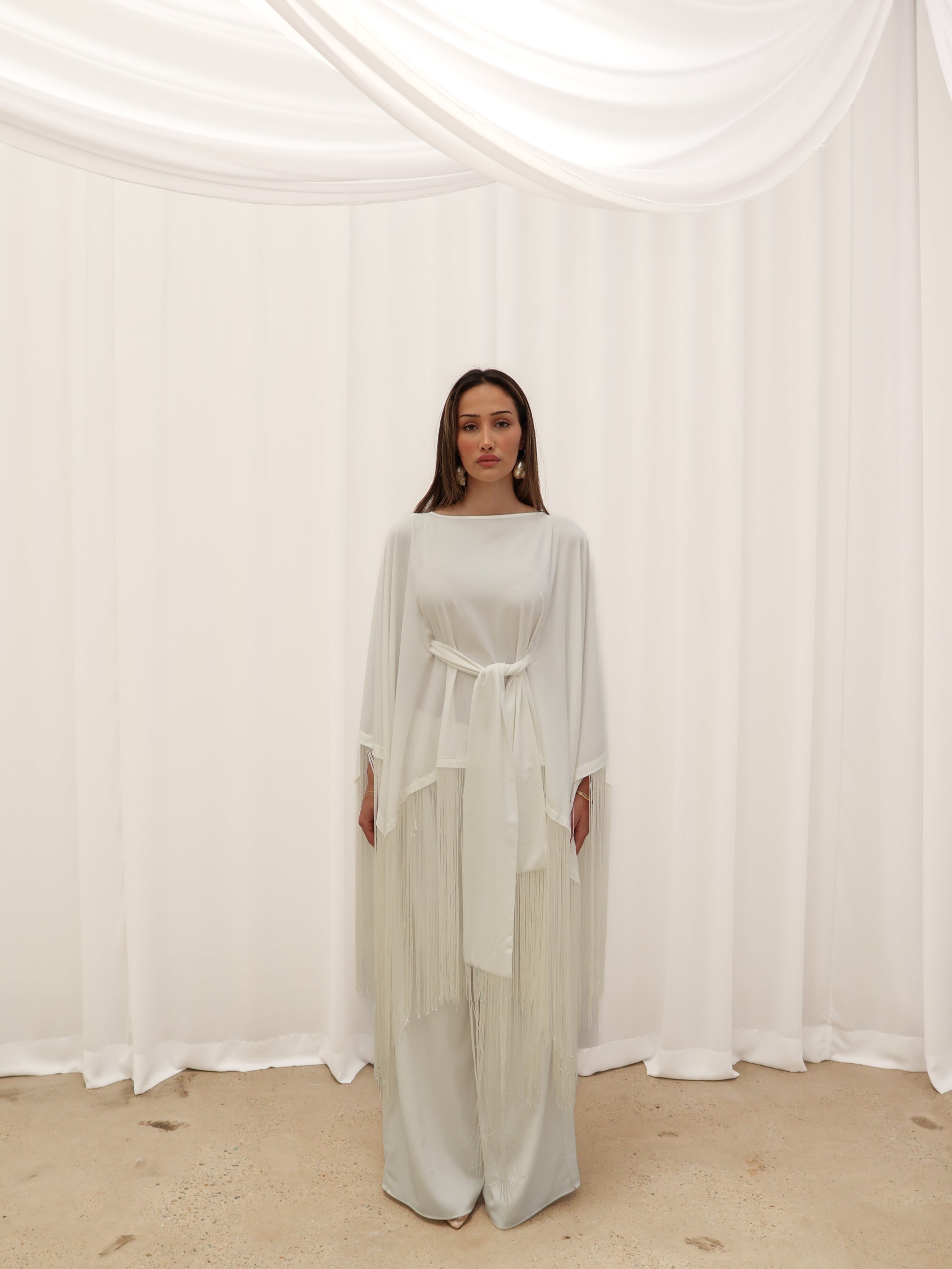 RHEA TASSEL TOP AND PANT SET (PRE-ORDER)