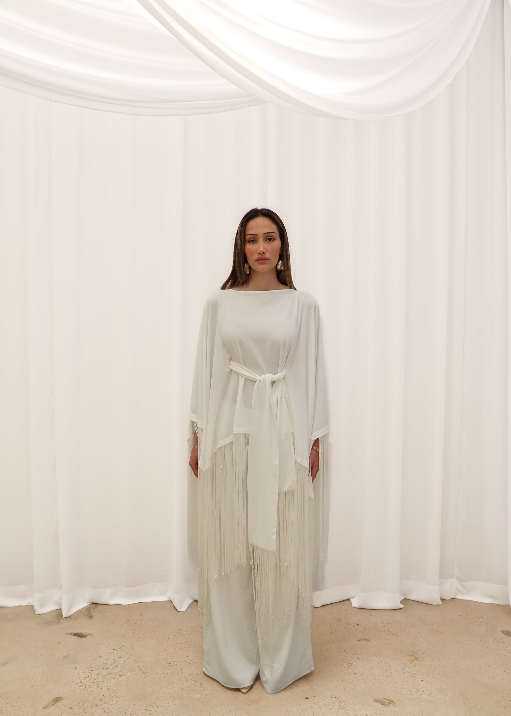 RHEA TASSEL TOP AND PANT SET (PRE-ORDER)