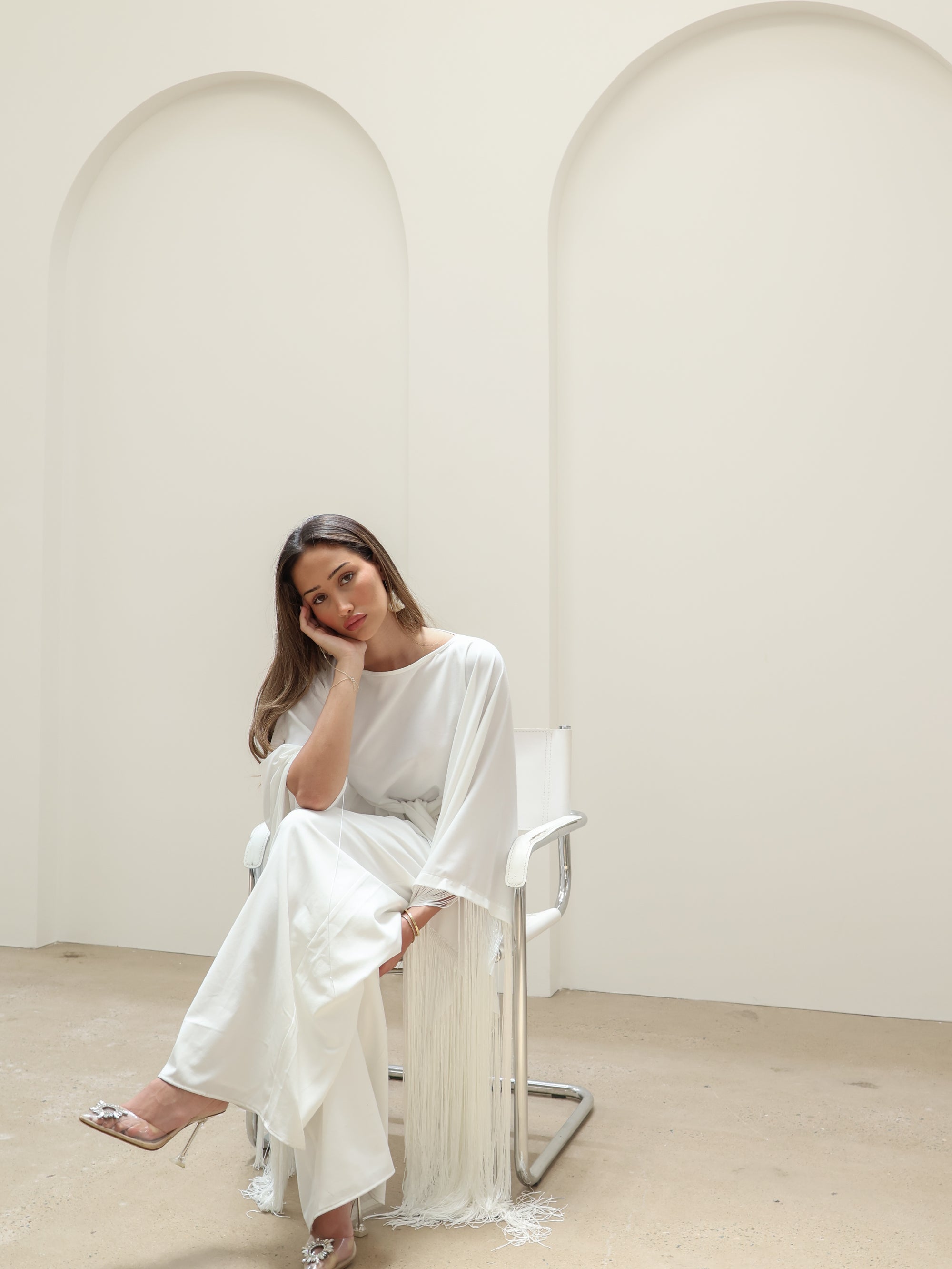 RHEA TASSEL TOP AND PANT SET (PRE-ORDER)