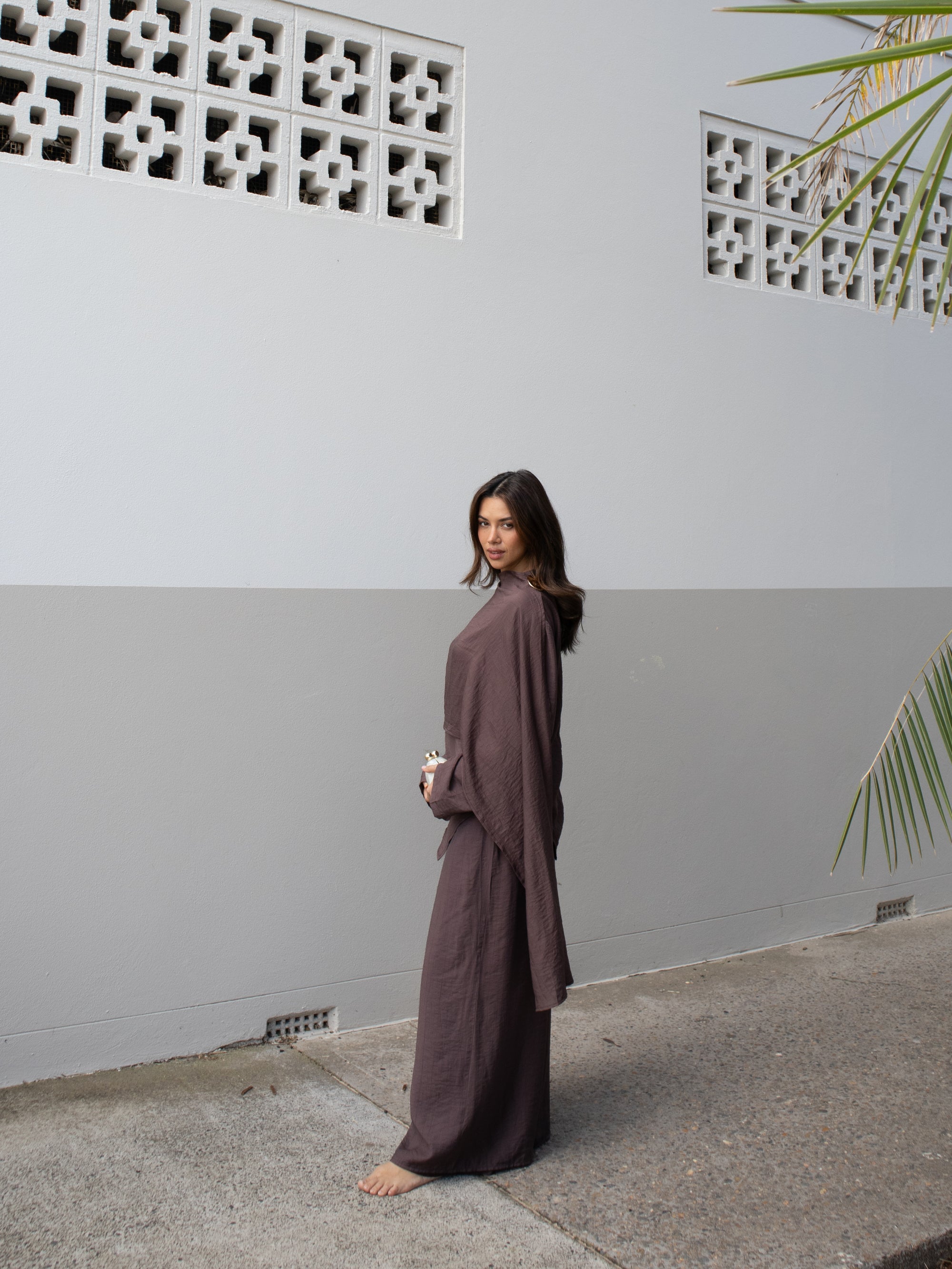 Irida Top & Pant Set - Deep Plum (PRE-ORDER)