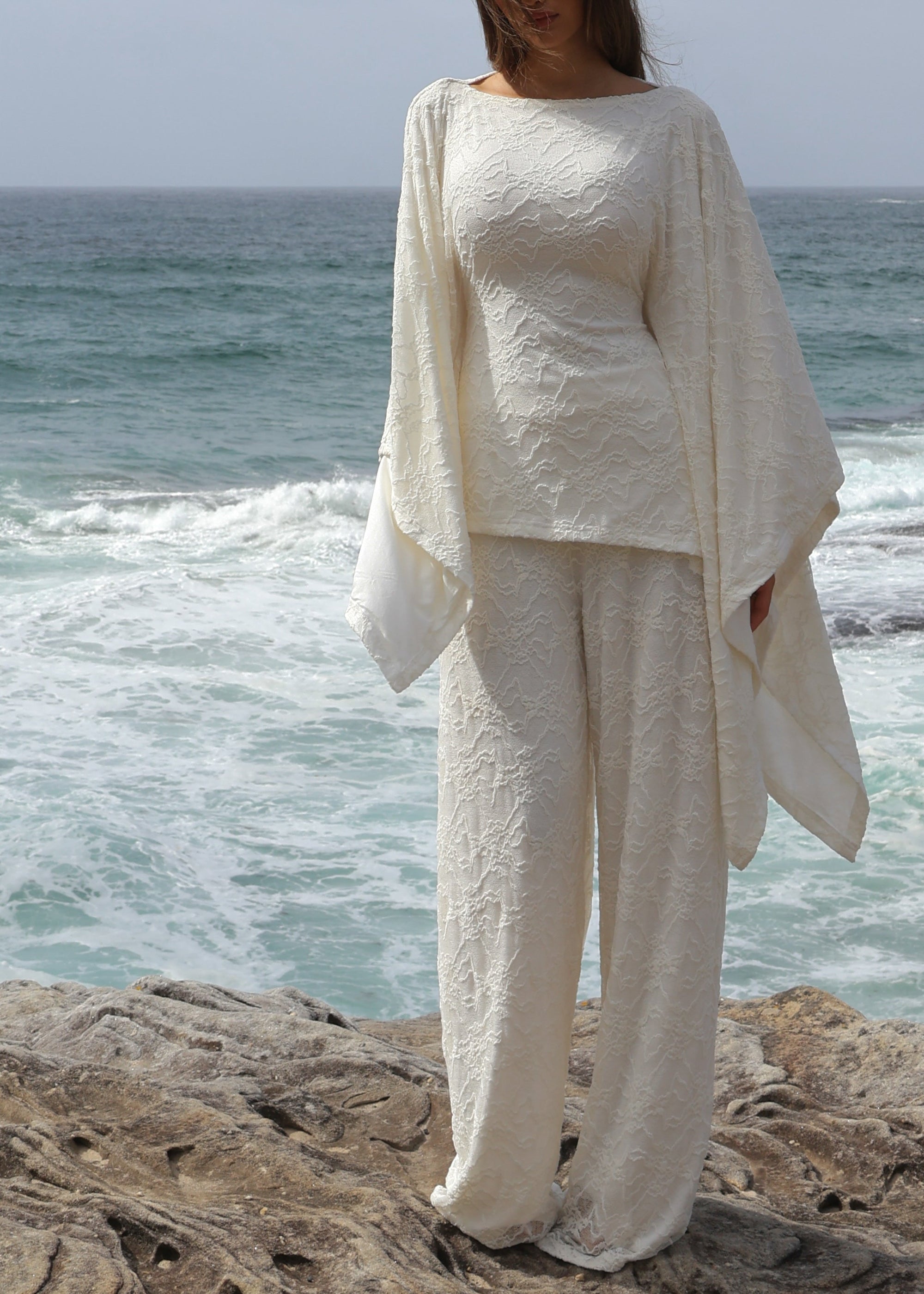 SERAFINE LACE TOP AND PANT SET (PRE-ORDER)