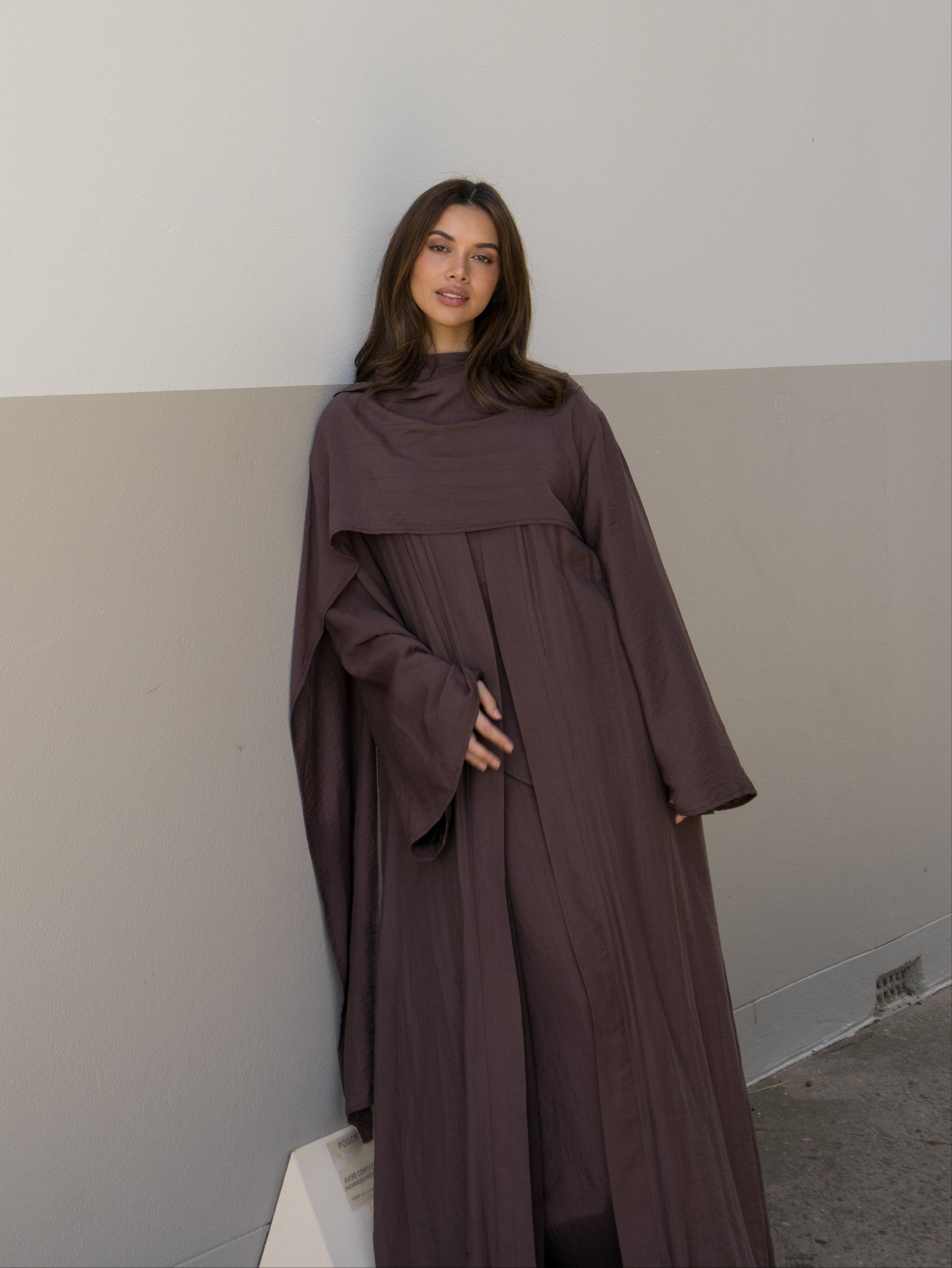 Irida Abaya - Deep Plum