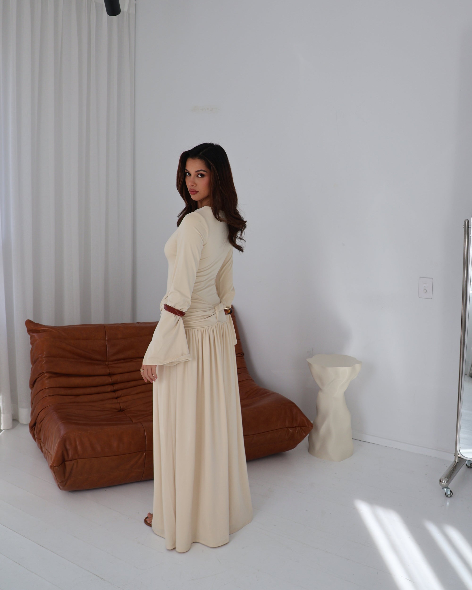 Solene Twist Maxi Dress