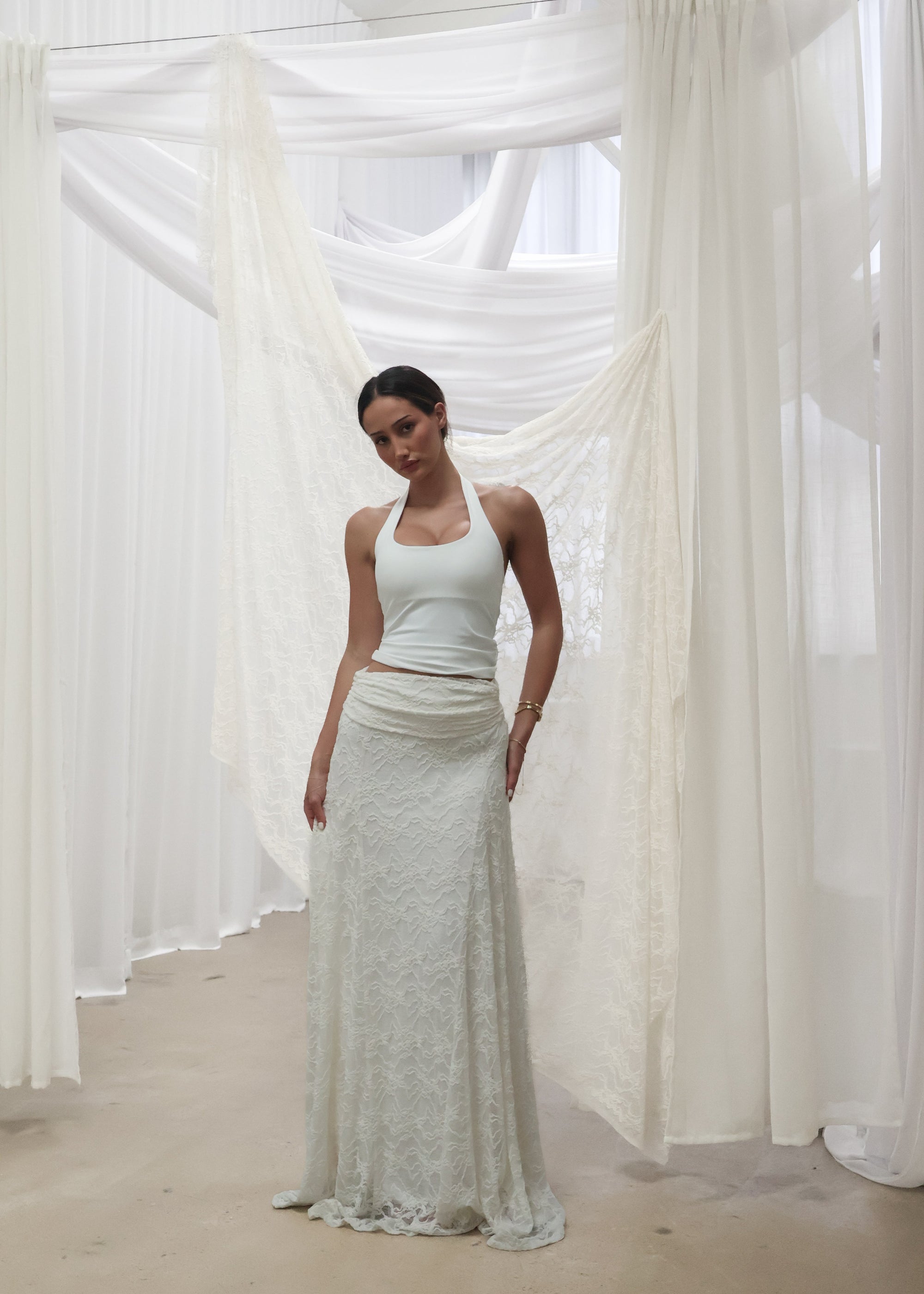 MILA LACE MAXI SKIRT