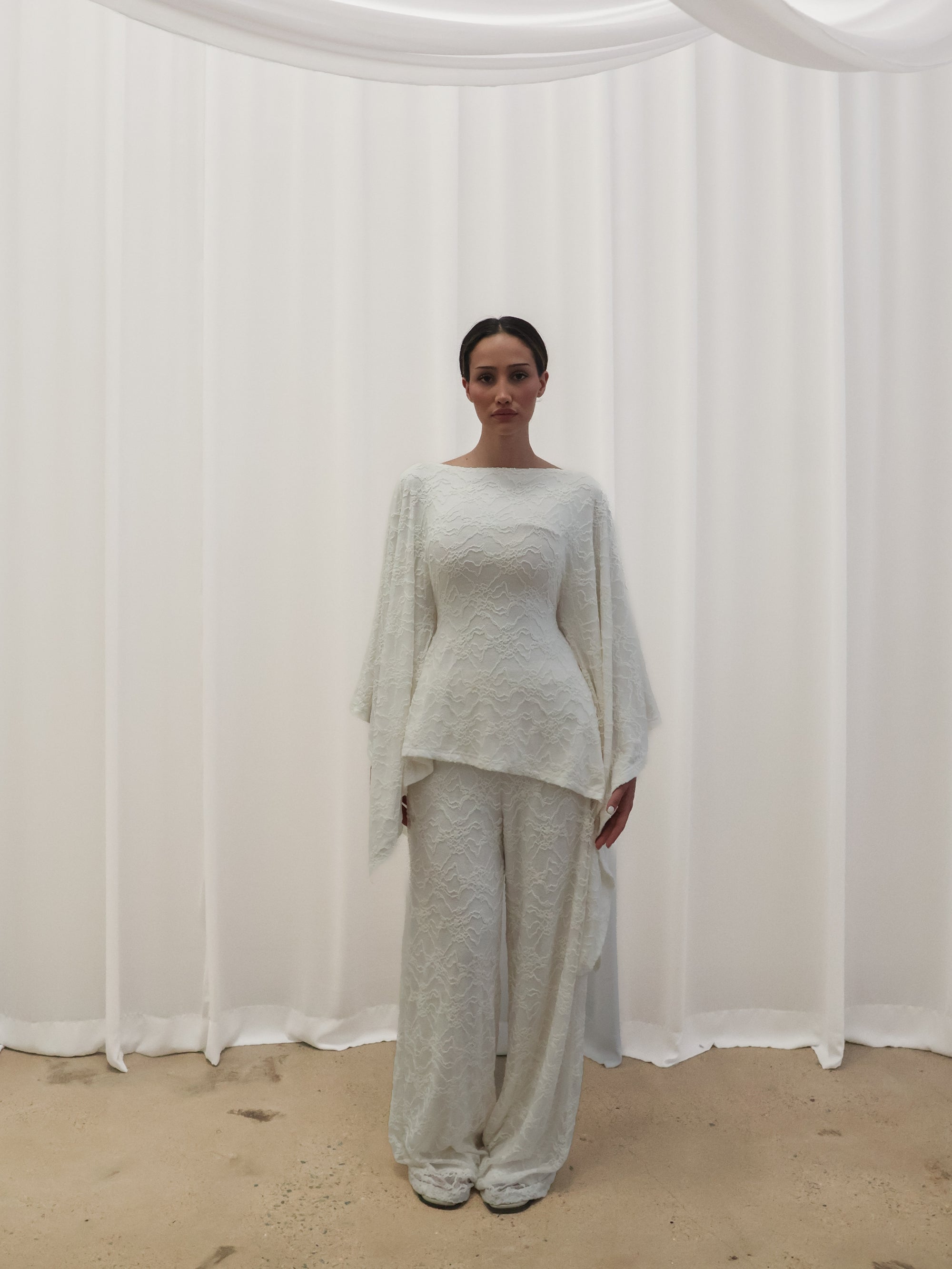 SERAFINE LACE TOP AND PANT SET (PRE-ORDER)