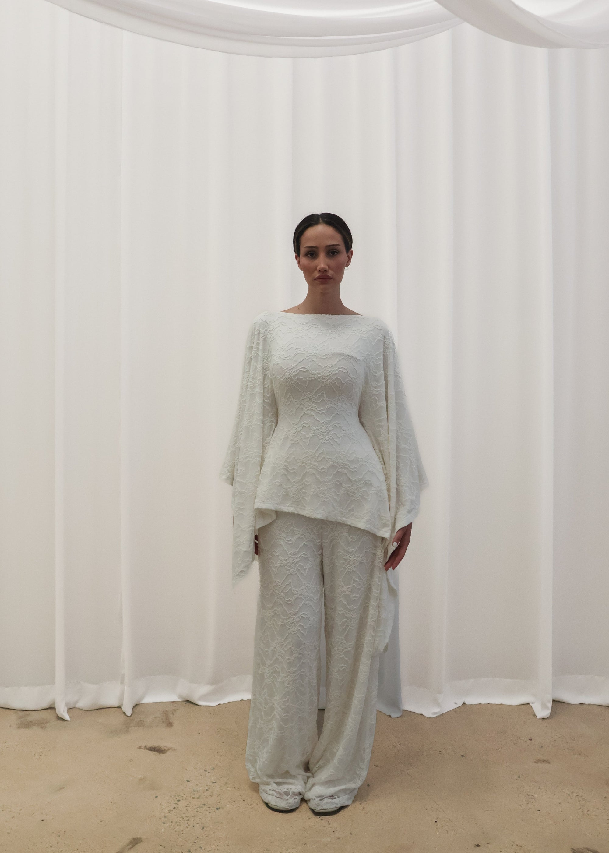 SERAFINE LACE TOP AND PANT SET (PRE-ORDER)