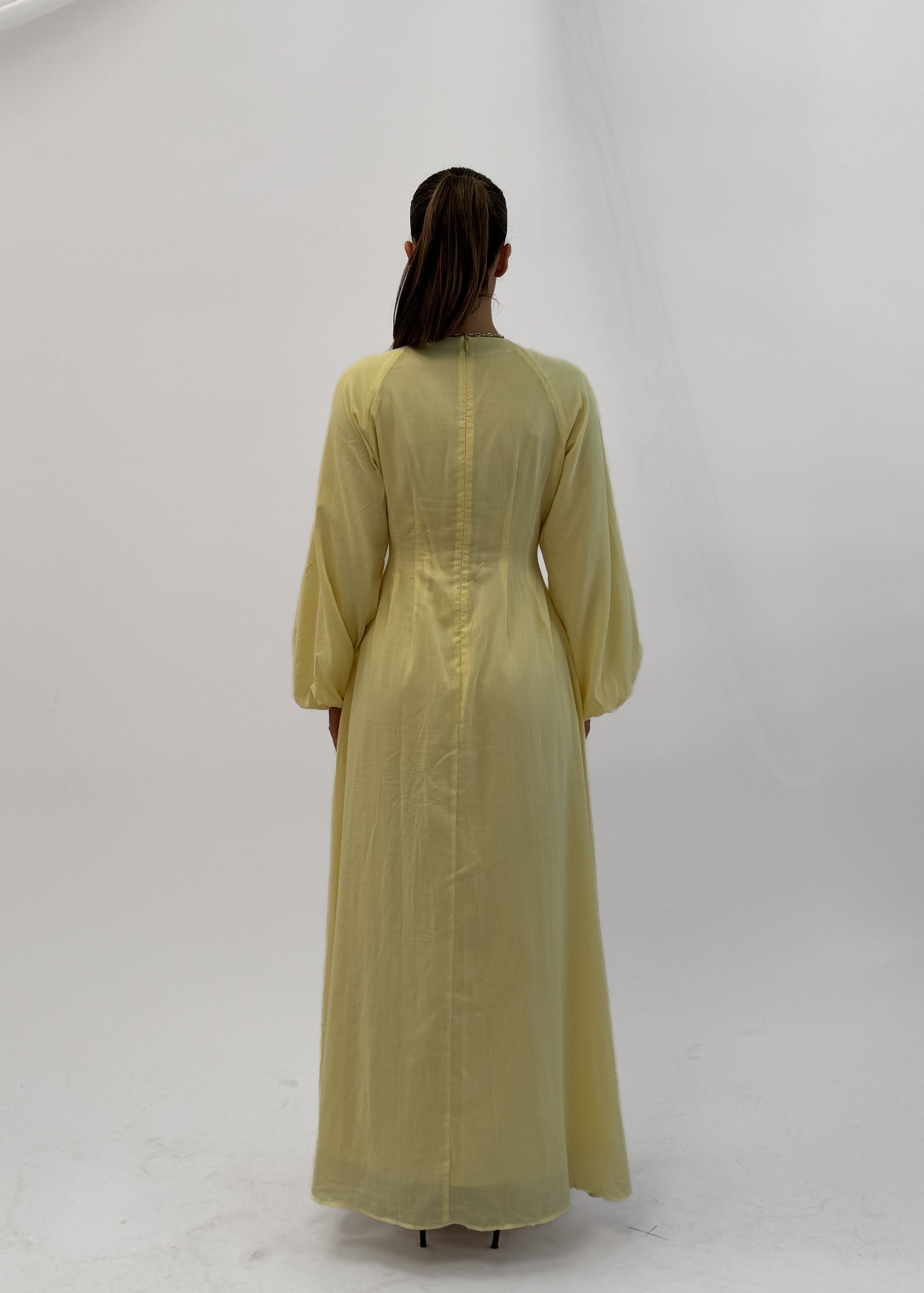 SOLEIL BUTTERMILK MAXI DRESS