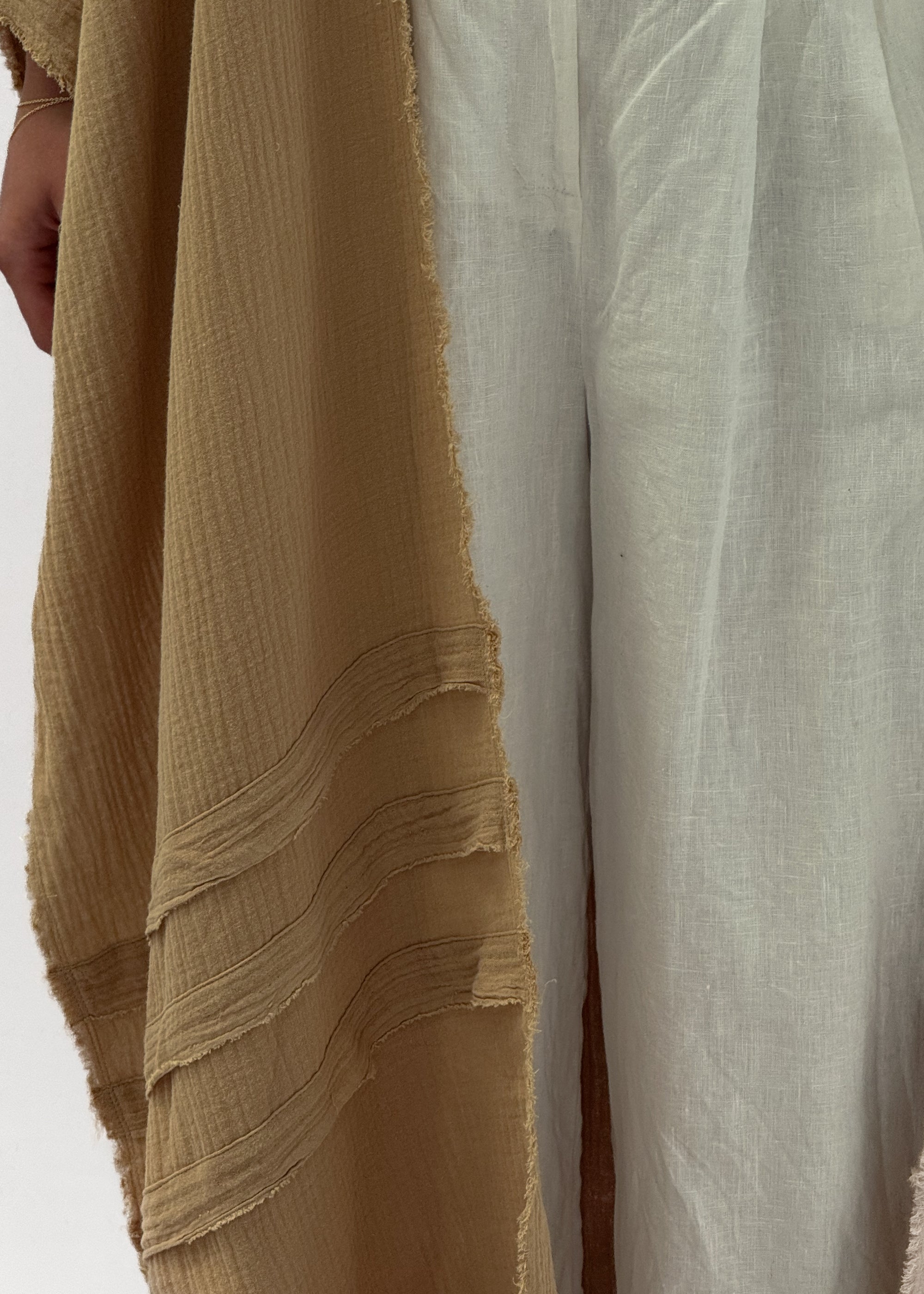 OCEANO COTTON KIMONO - MARIGOLD