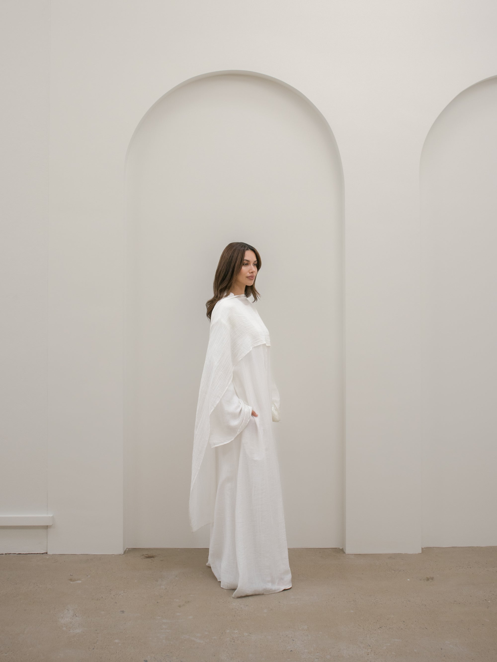 Irida Abaya - Ivory (PRE-ORDER)